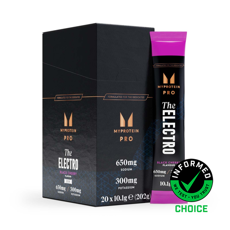 THE Electro | Electrolyte Sachets - 20 x 10.1g - Black Cherry