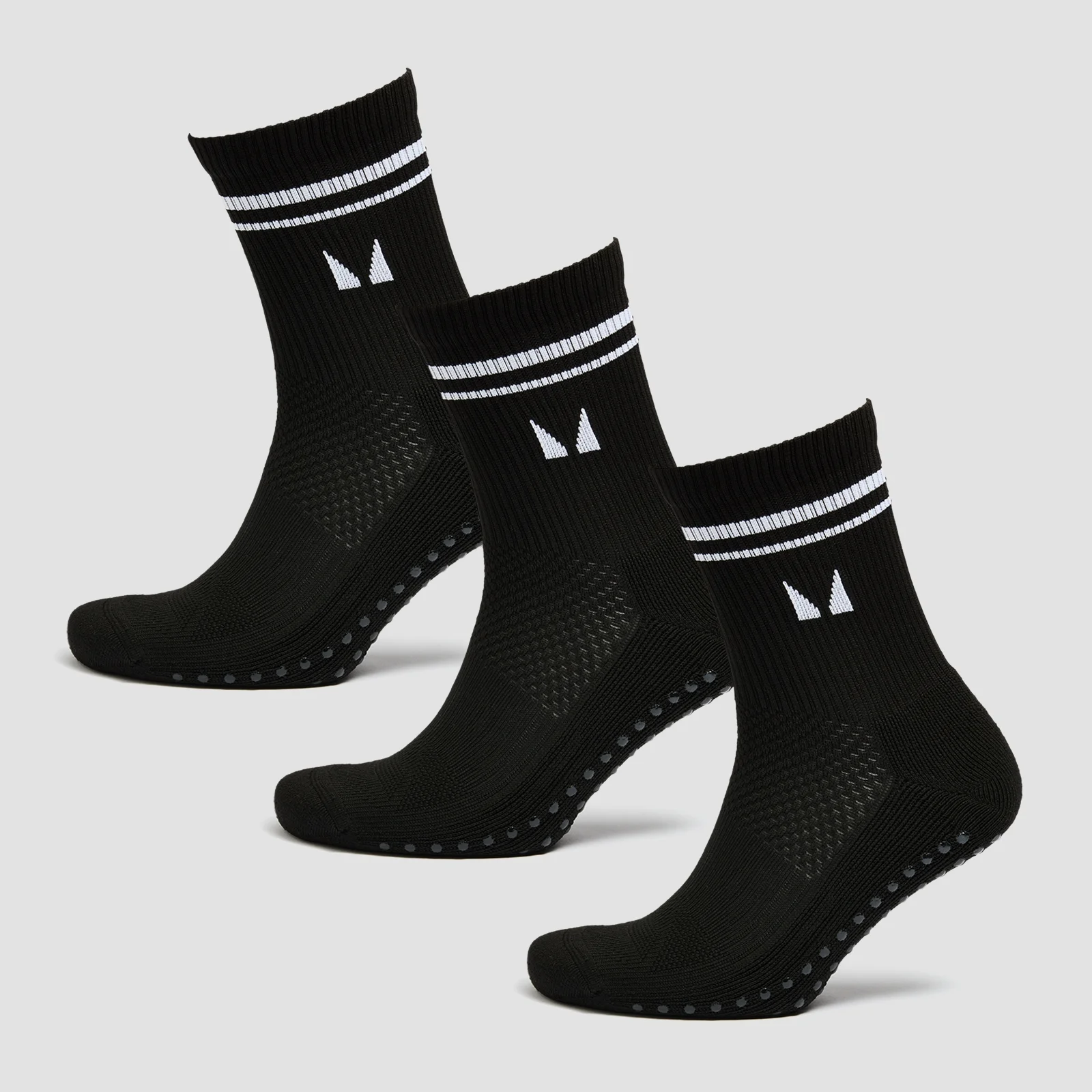 MP Pilates Socks (3 pack) - Black - UK 2-5 Image 1