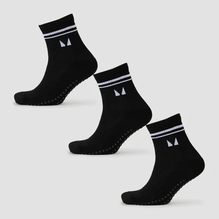 MP Pilates Socks (3 pack) - Black