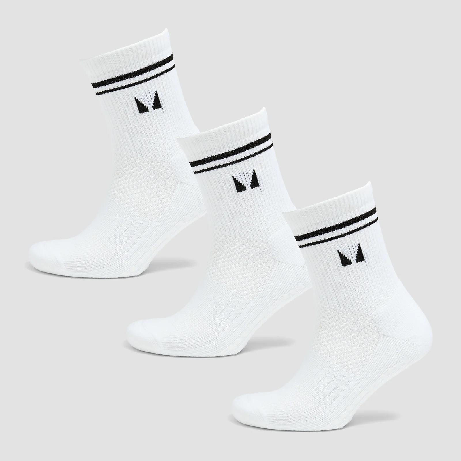 MP Pilates Socks (3 pack) - White - UK 6-8 Image 1