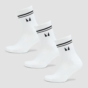 MP Pilates Socks (3 pack) - White - Size UK 6-8