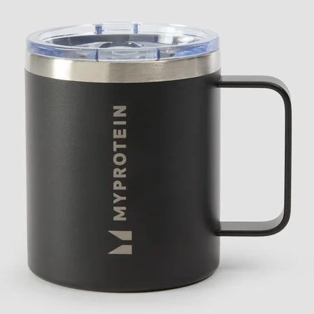 Myprotein Recycled Metal Coffee Cup 350ml - Black