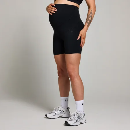 MP Women's Maternity Over the Bump Cycling Shorts - Black