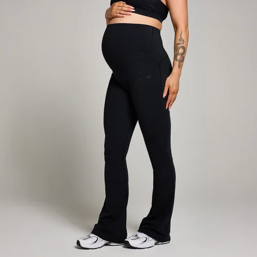 MP Women's Maternity Over the Bump Flared Leggings - Black