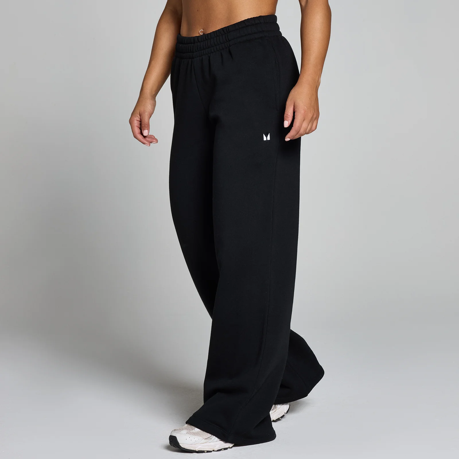 MP Women's Basics Petite Straight Leg Joggers - Black - S Image 1