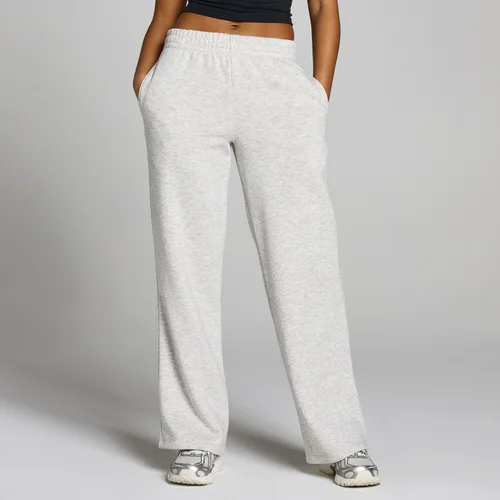 MP Women's Basics Straight Leg Joggers - Light Grey Marl