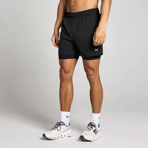 MP Men's 5" 2-in-1 Training Shorts - Black - Size L