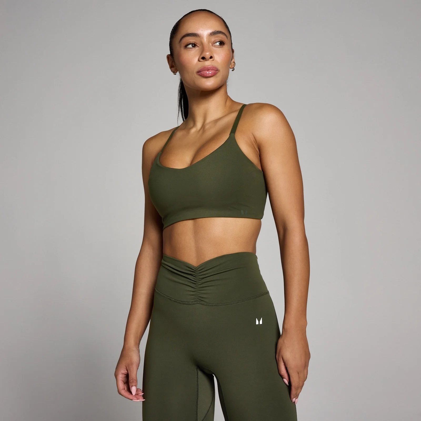 MP Women's Tempo Sports Bra - Forest Green - S Image 1