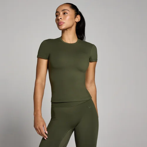 MP Women's Tempo Body Fit Short Sleeve T-shirt - Forest Green
