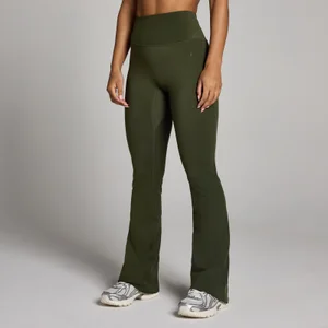 MP Women's Tempo Flared Legging - Forest Green - Size L
