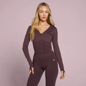 MP Women's Tempo Seamless Cropped Jacket - Fudge - Size S