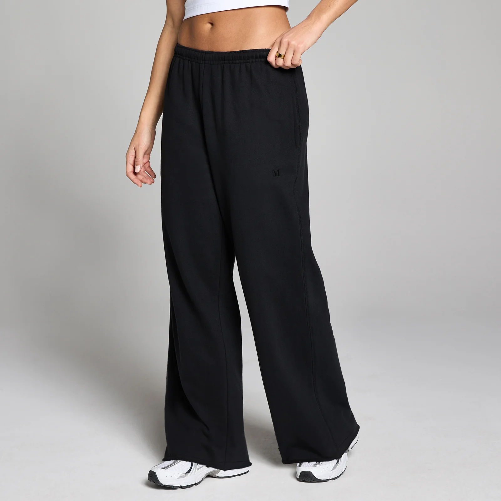 MP Women's Lifestyle Straight Leg Joggers - Washed Black - M Image 1