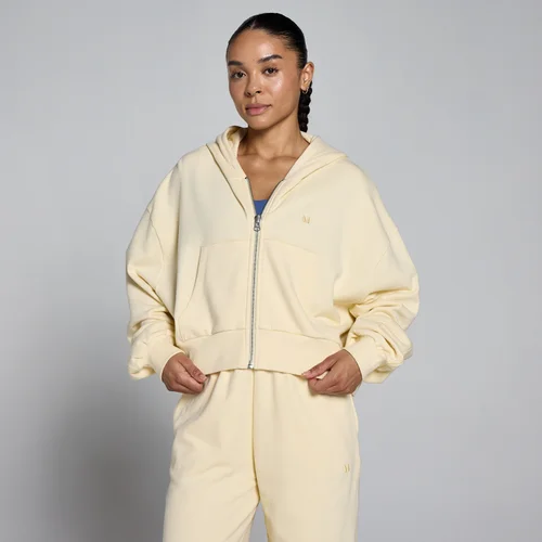 MP Women's Lifestyle Zip Through Hoodie - Butter