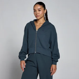 MP Women's Lifestyle Zip Through Hoodie - Faded Blue - Size S