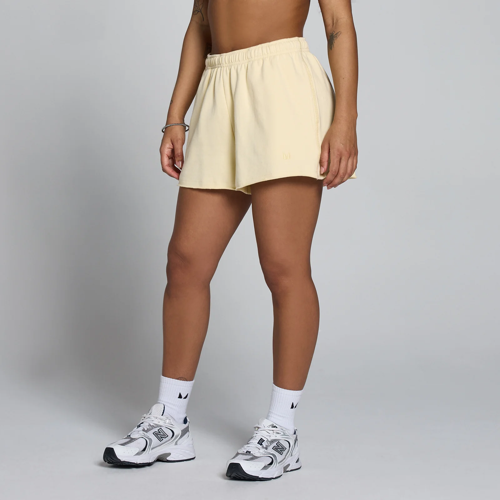 MP Women's Lightweight Loopback Sweatshorts - Butter - S Image 1