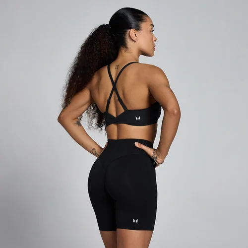 MP Women's Tempo Twist Back Sports Bra - Black