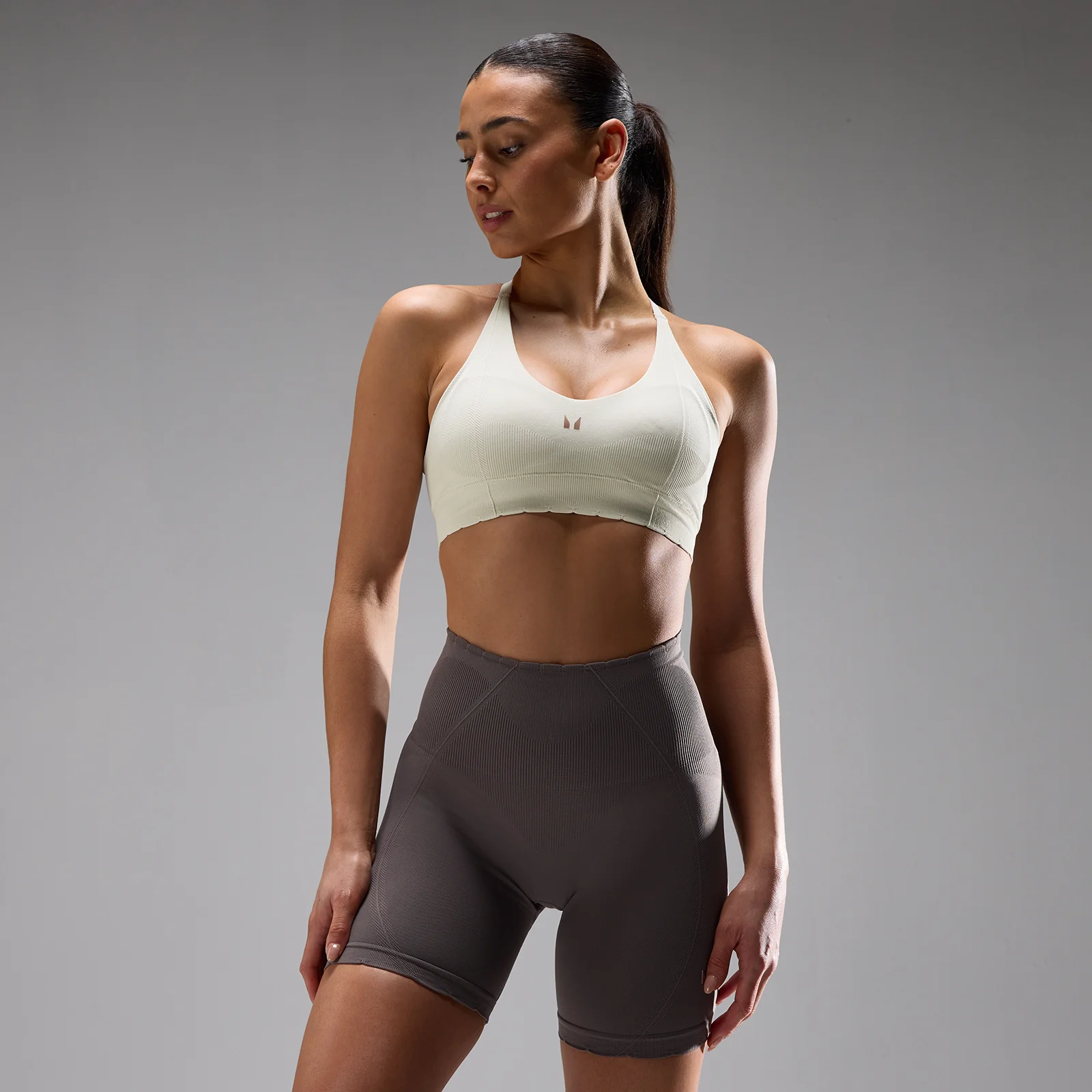 MP Women's Tempo Ultra Seamless Sports Bra - Mist - XS Image 1