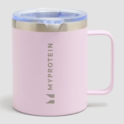 Myprotein Recycled Metal Coffee Cup 350ml - Blush