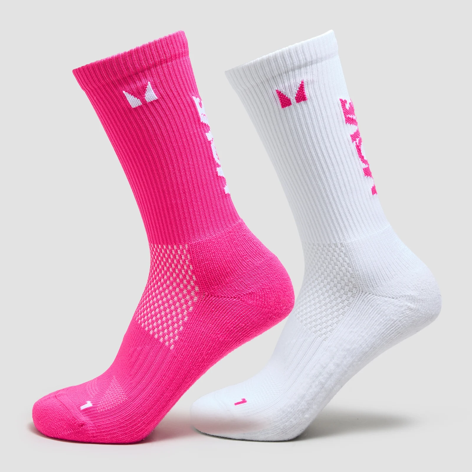 MP Move Club Running Socks (2 pack) - Candy Pink - UK 9-11 Image 1