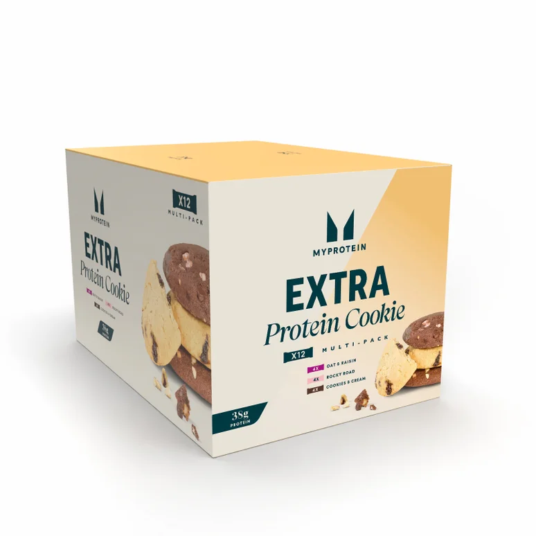 Extra Protein Cookie Variety Box - 12cookies - Dessert, Variety