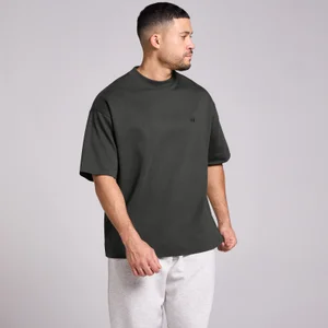 MP Men's Oversized Cotton T-Shirt - Washed Black - Size L