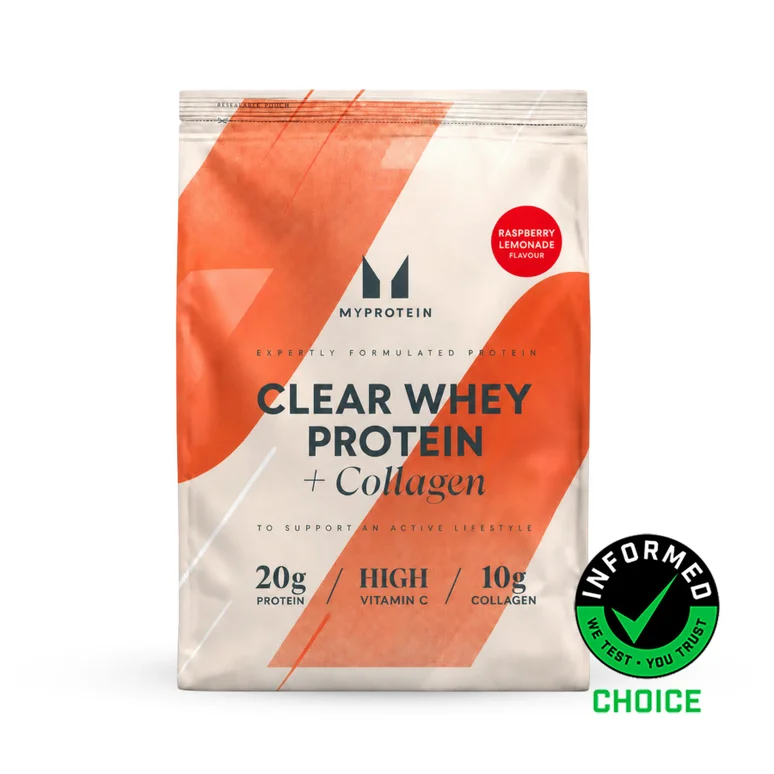 Clear Whey Protein + Collagen - 1KG - 40servings - Raspberry Lemonade