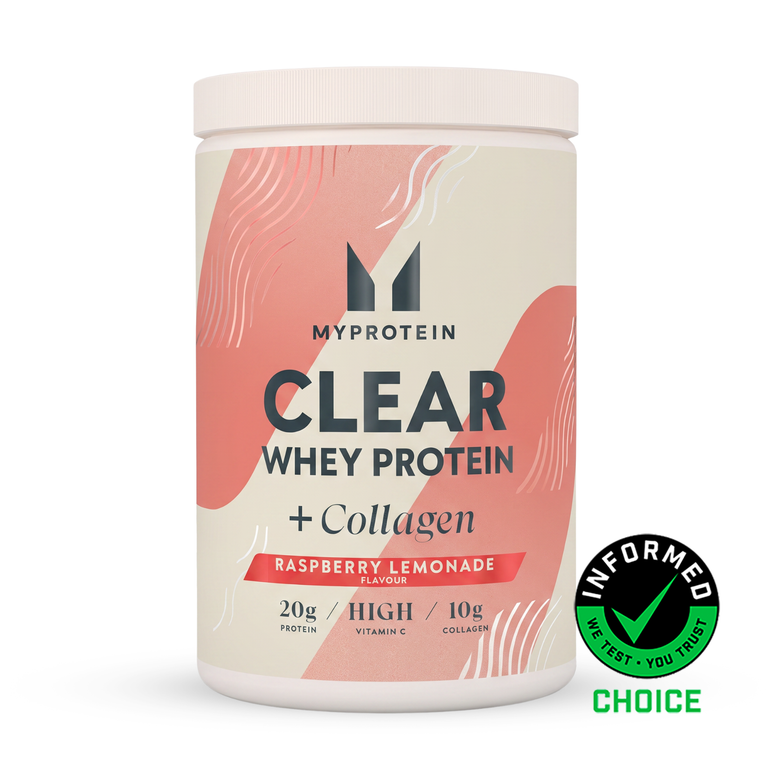 Clear Whey Protein + Collagen - 500g - 20servings - Raspberry Lemonade