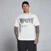 MP Men's Lift Burnout Cotton Graphic T-Shirt - Retro White