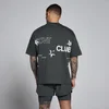 MP Men's Hybrid Graphic Oversized Cotton T-Shirt - Washed Black