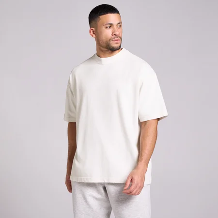 MP Men's Washed Oversized Cotton T-Shirt - Vintage White