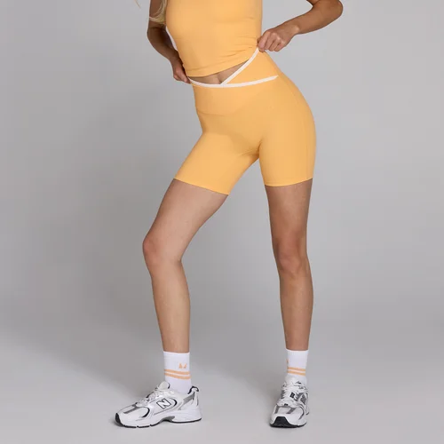MP Women's Tempo Contrast Shorts - Peach