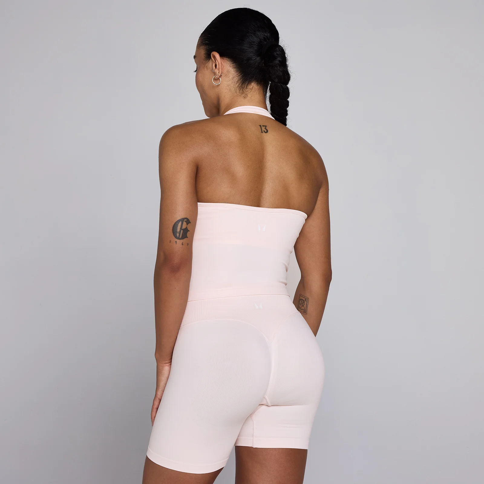 MP Women's Tempo Seamless Halter Neck Vest - Baby Pink - XL Image 1
