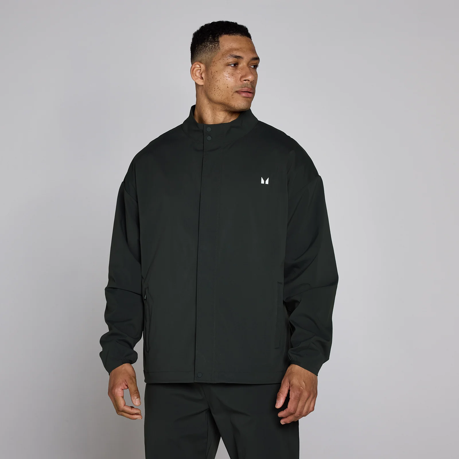MP Men's Hybrid Woven Jacket - Washed Black - M Image 1