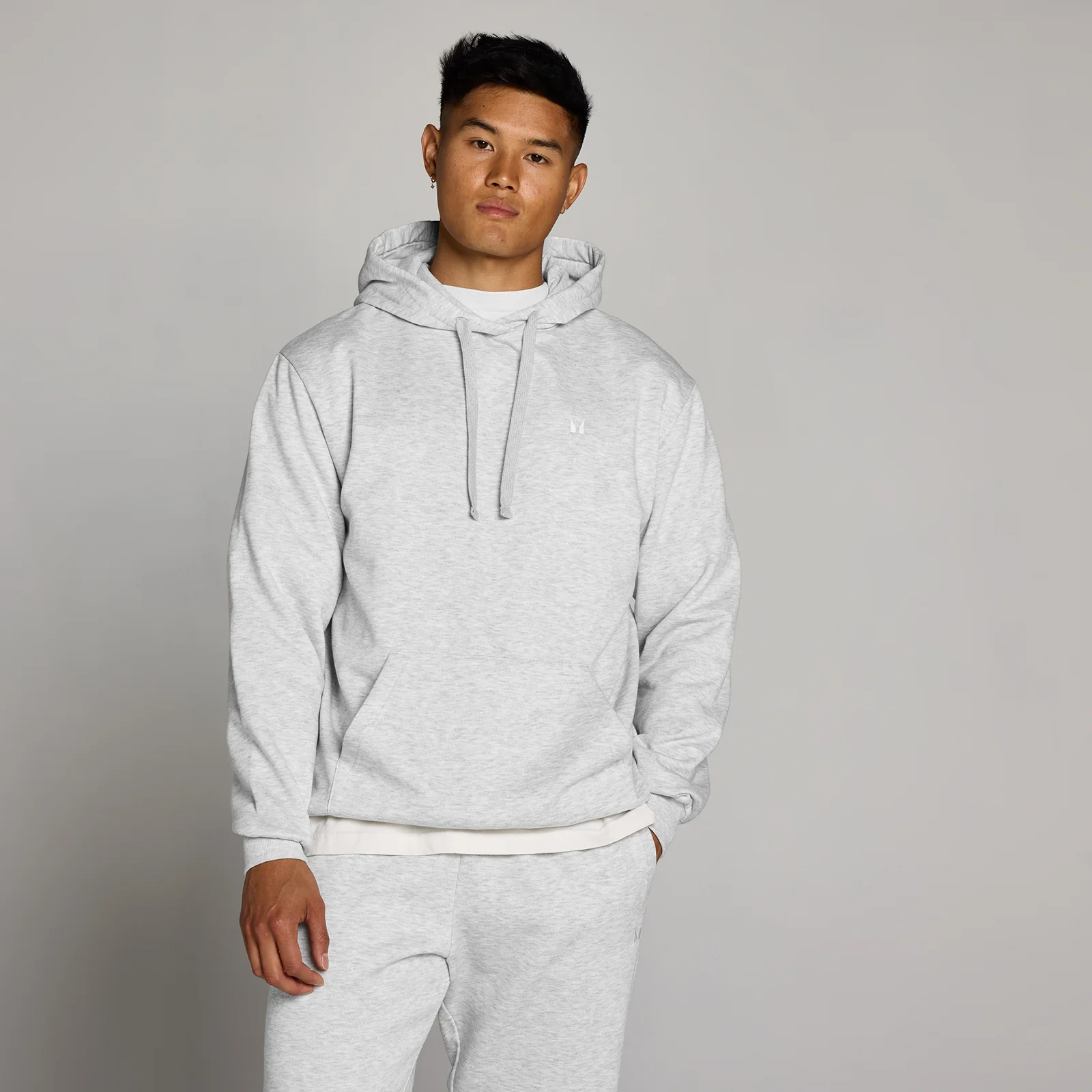 MP Men's Rest Day Hoodie - Light Grey Marl - XL Image 1