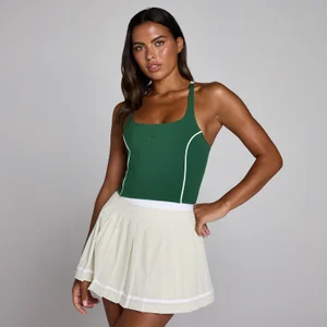 MP Women's Tempo Contrast Strappy Racerback Vest - Racing Green - Size M