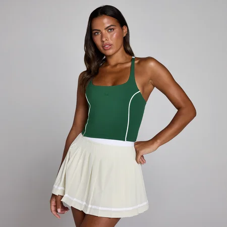MP Women's Tempo Contrast Strappy Racerback Vest - Racing Green