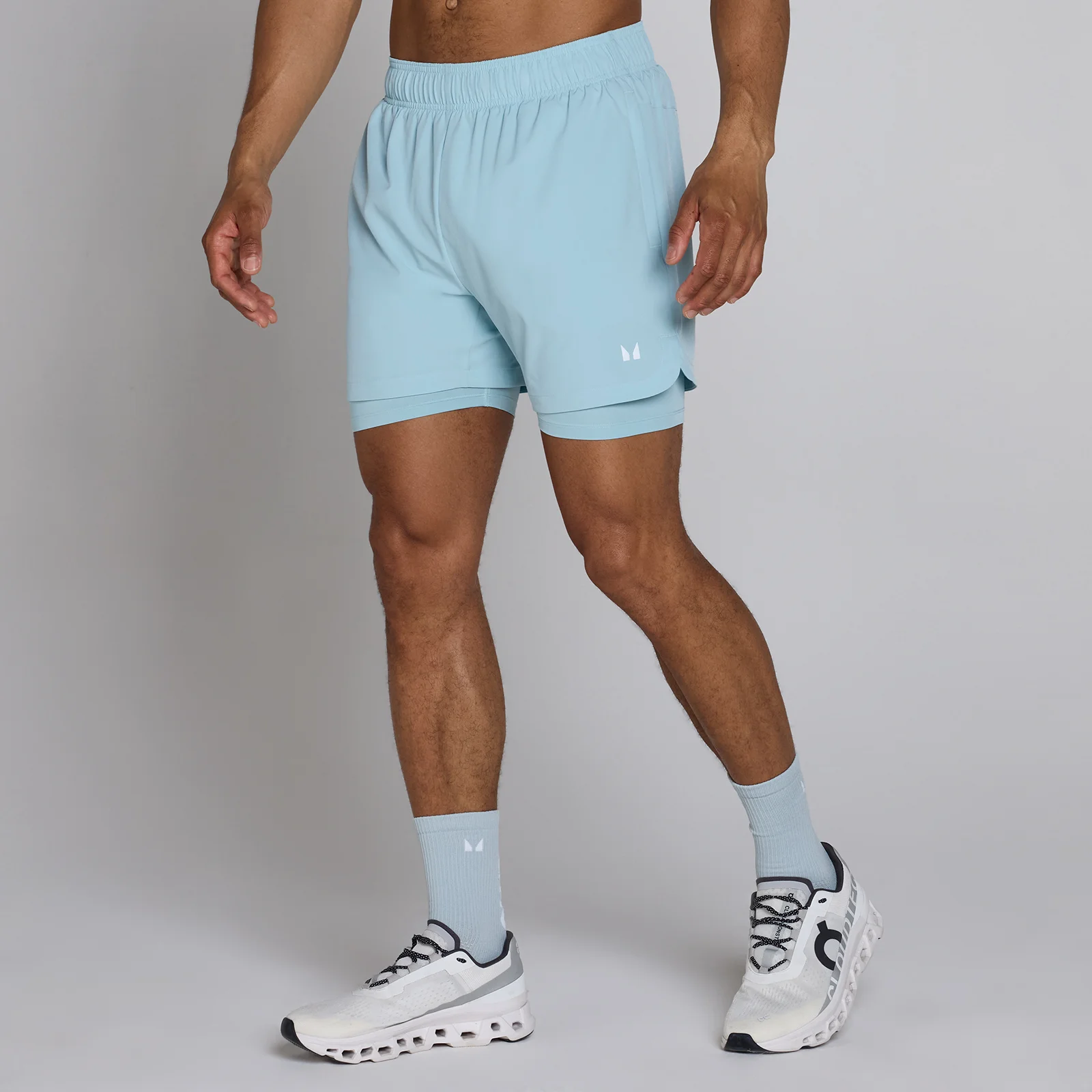 MP Men's Training 5" 2-in-1 Short - Ice - XXL Image 1