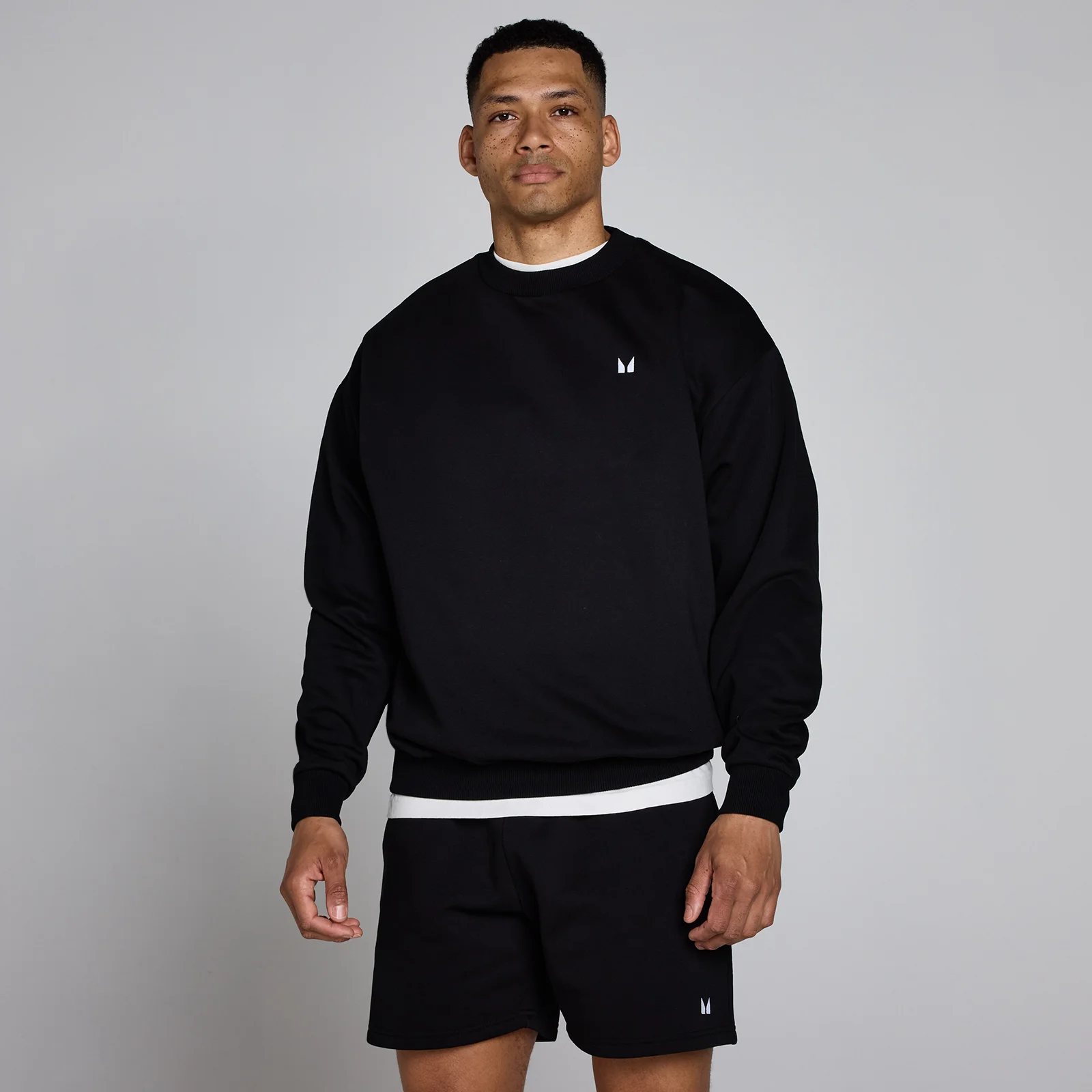 MP Men's Rest Day Oversized Sweatshirt - Black - L Image 1