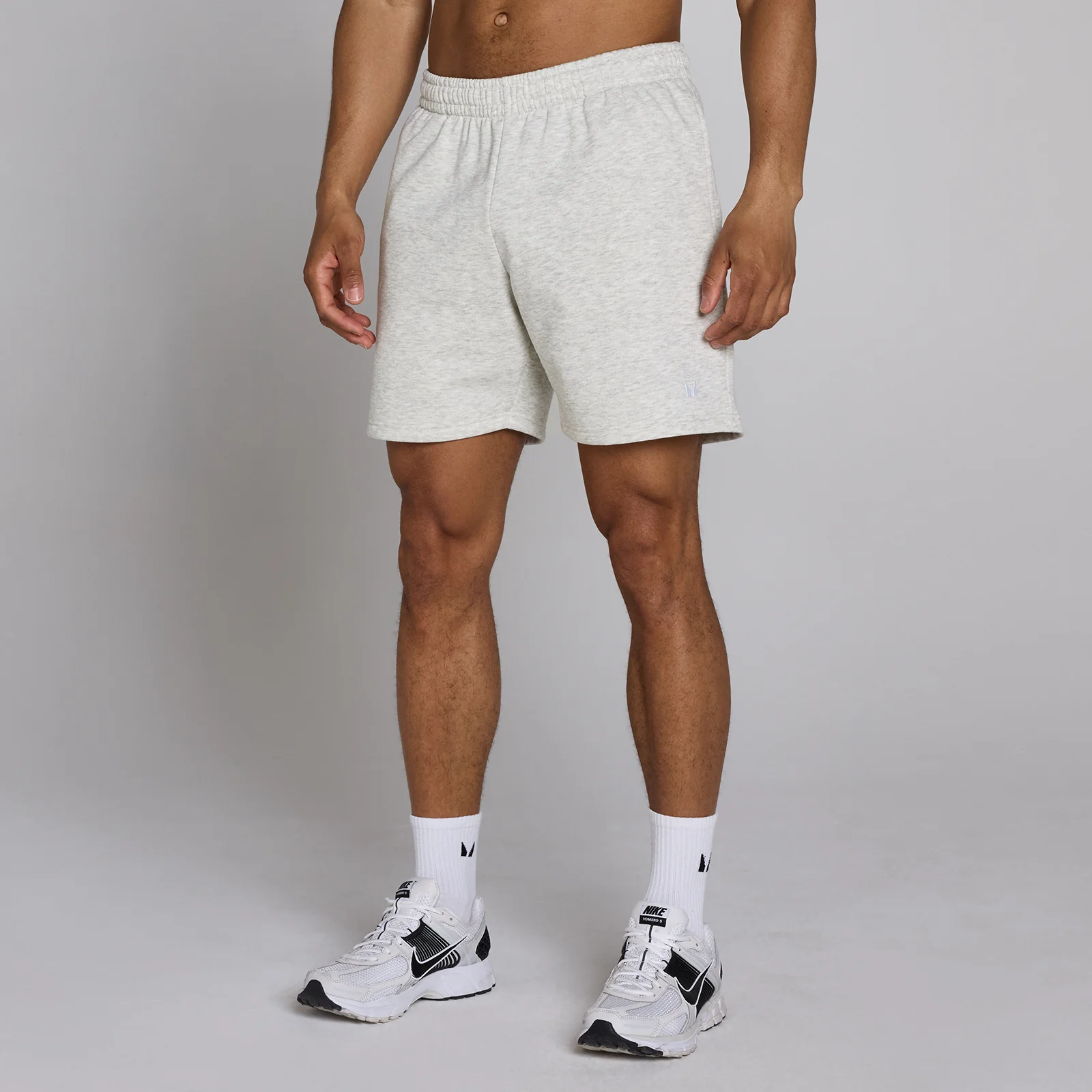 MP Men's Rest Day 7" Sweat Short - Light Grey Marl - M Image 1