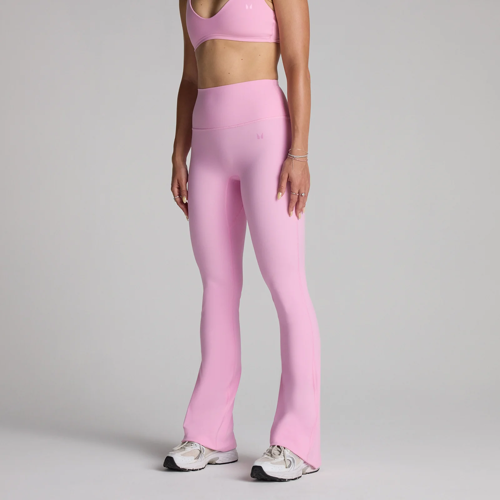 MP Women's Tempo Flared Leggings - Cosmo Pink - L Image 1