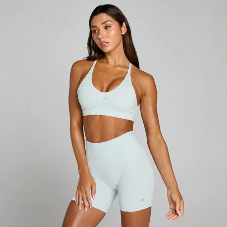 MP Women's Tempo Ultra Seamless Sports Bra - Blue Aura