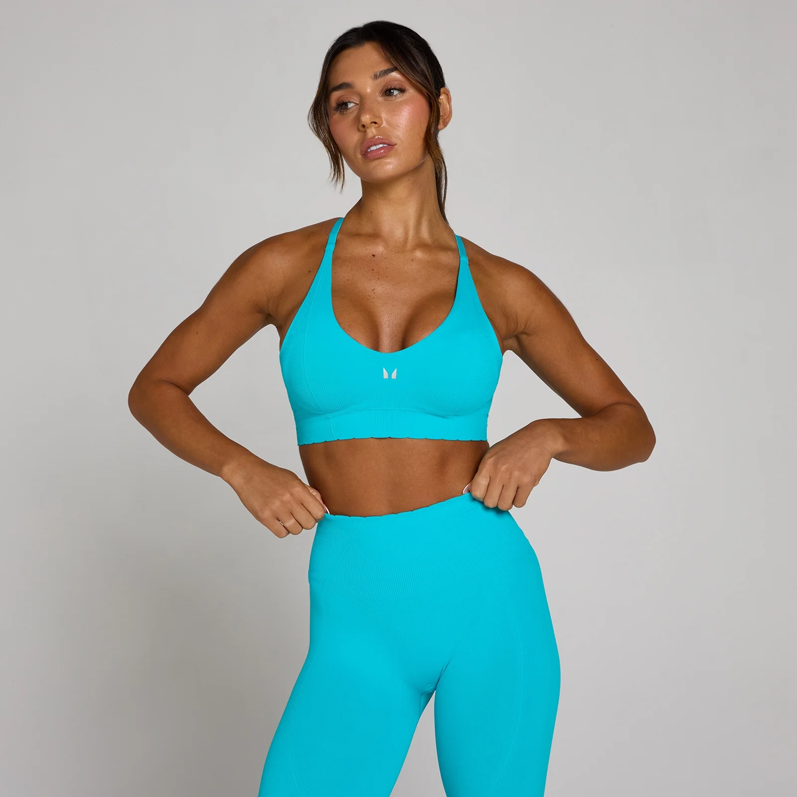 MP Women's Tempo Ultra Seamless Sports Bra - Electric Blue - S Image 1