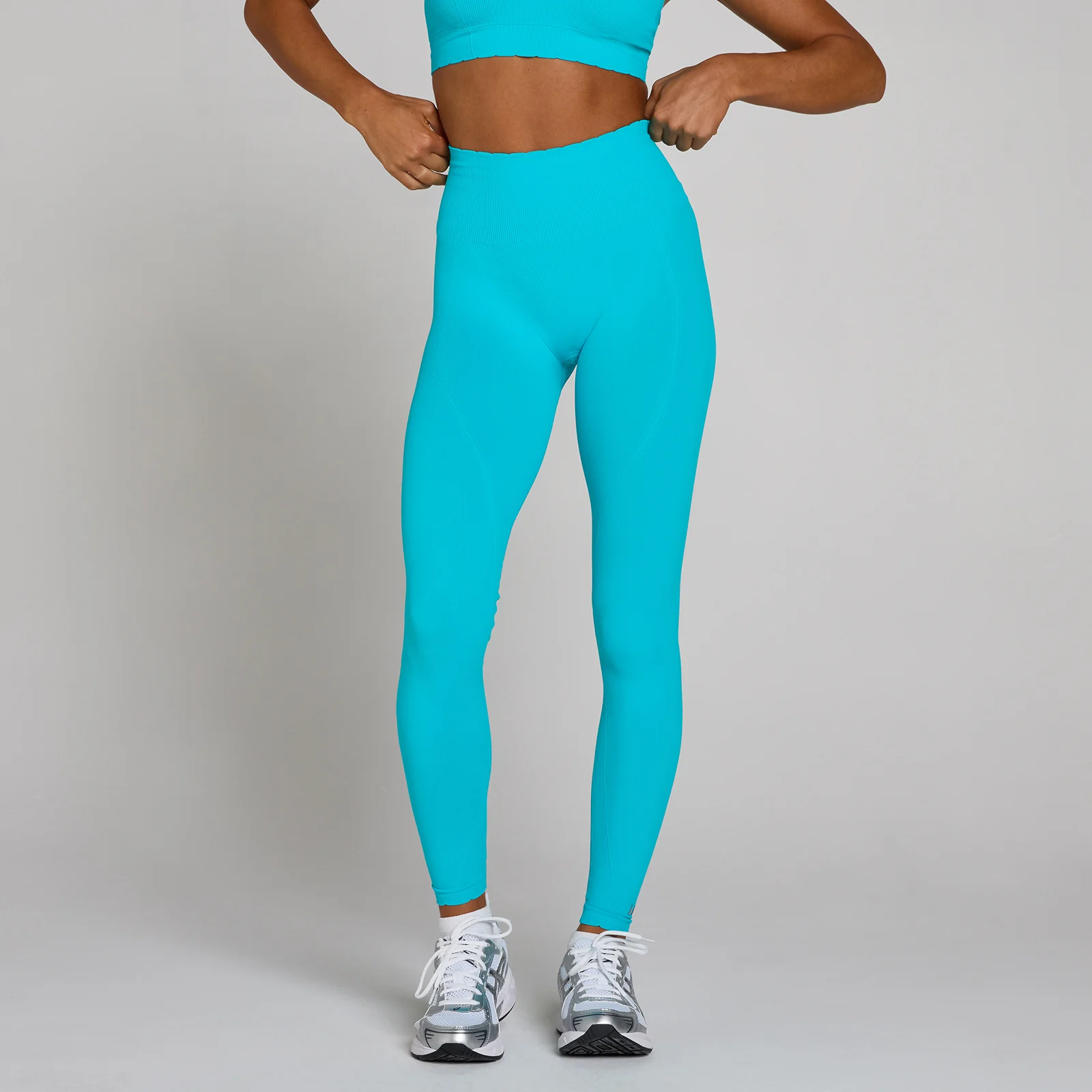 MP Women's Tempo Ultra Seamless Leggings - Electric Blue - S Image 1