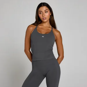MP Women's Tempo Ultra Seamless Longline Vest - Robust Grey - Size S