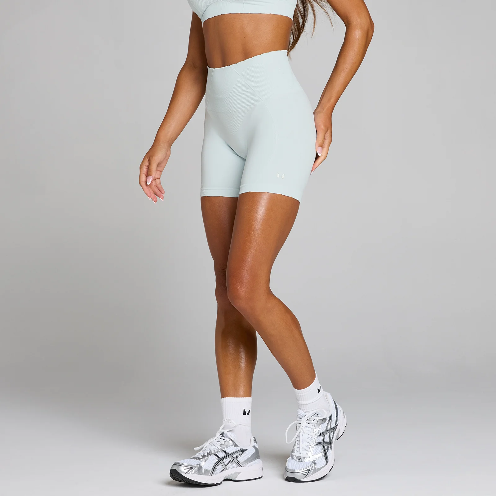 MP Women's Tempo Ultra Seamless Cycling Shorts - Blue Aura - M Image 1