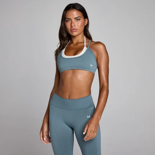 MP Women's Seamless Layered Sports Bra - Midnight Slate