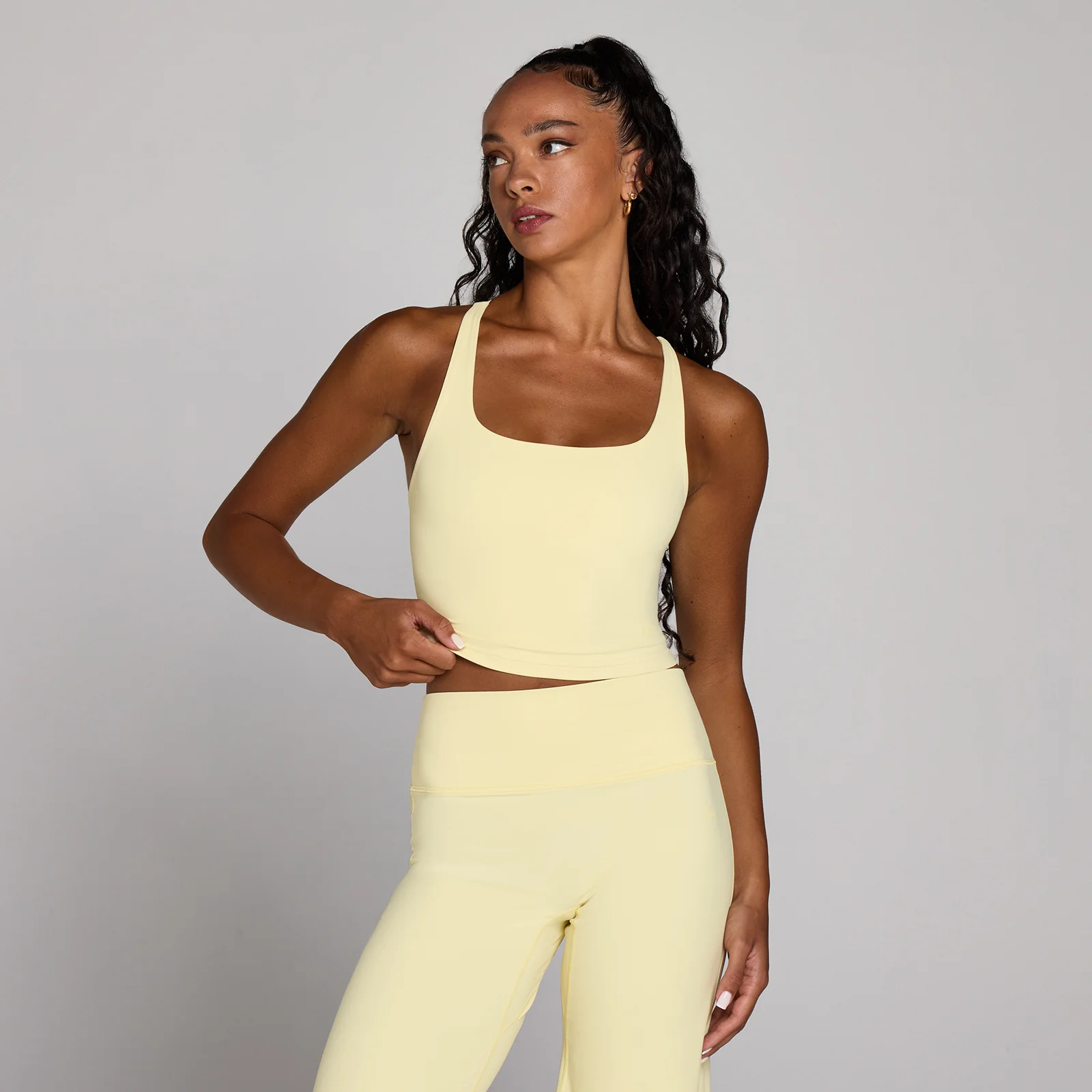 MP Women's Tempo Strappy Racerback Vest - Buttercream - XL Image 1