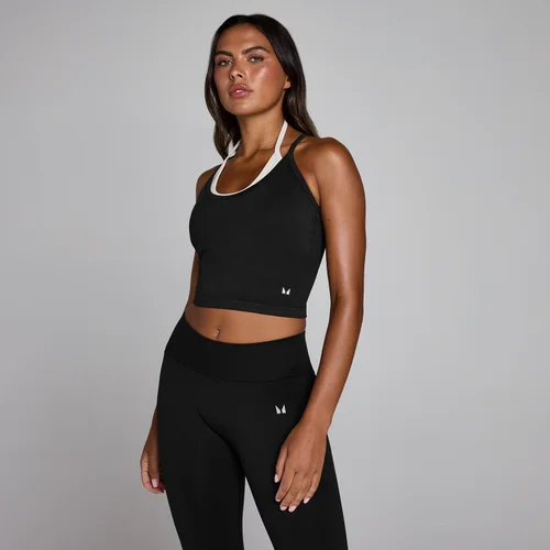 MP Women's Seamless Layered Vest - Washed Black