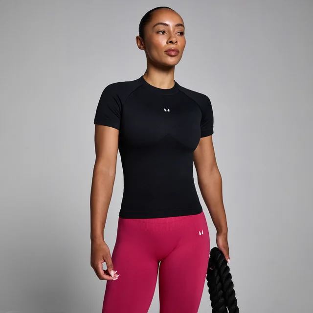 MP Women's Lift Seamless Body Fit T-Shirt - Black