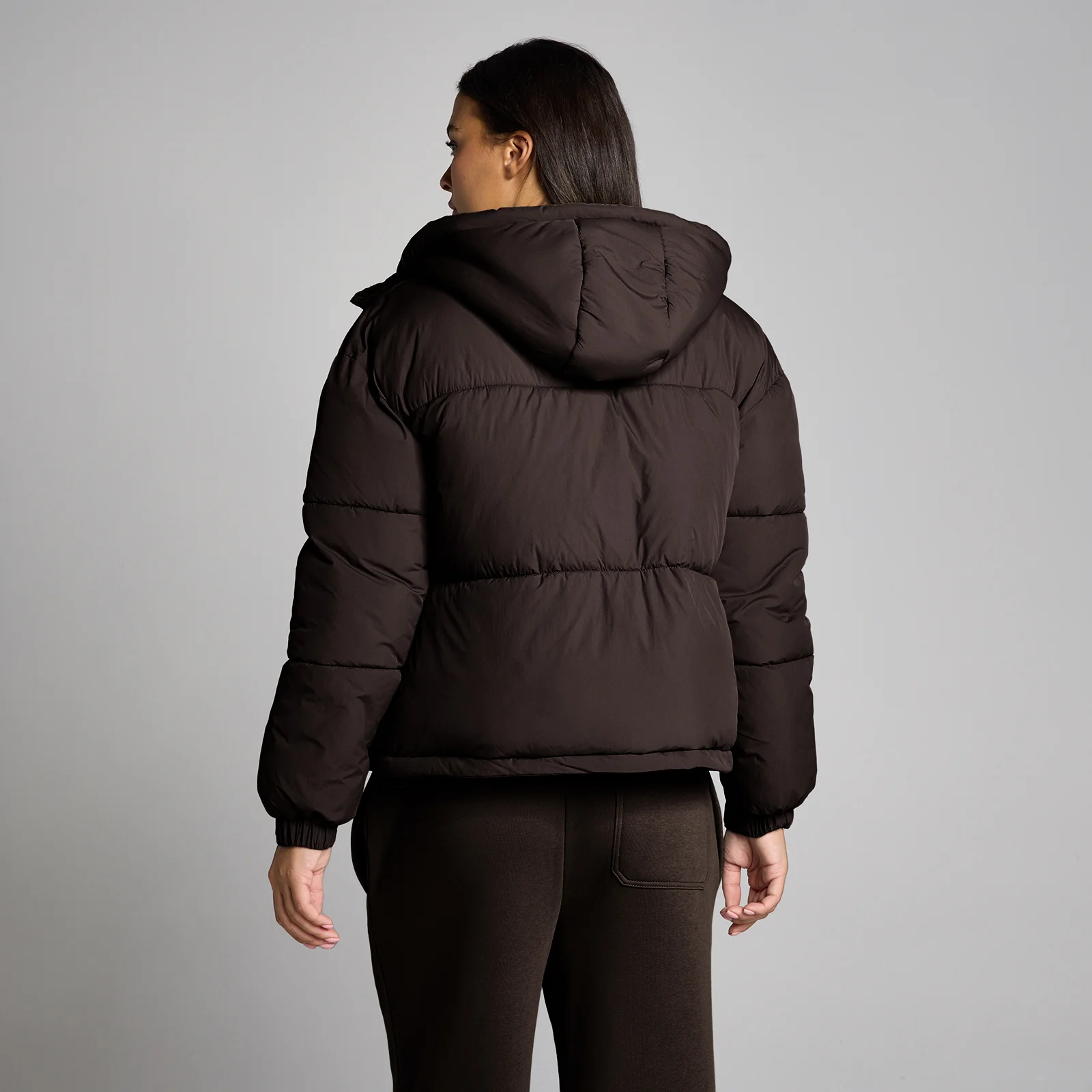 MP Women's Short Padded Puffer Jacket - Cocoa - S Image 2